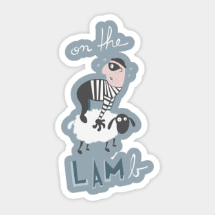 on the LAMb Sticker